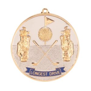 Prestige Longest Drive Golf Medal - Cornish Custom Creations