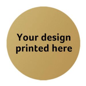 Printed Gold Matt Express Plates - Cornish Custom Creations