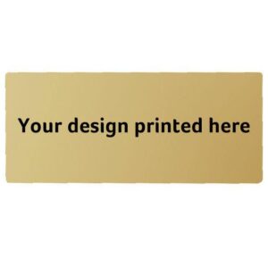 Printed Gold Matt Express Plates - Cornish Custom Creations