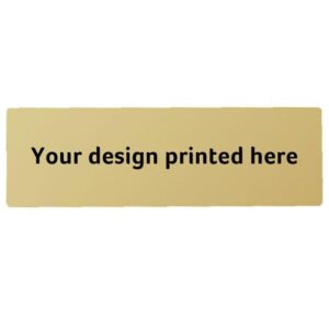 Printed Gold Matt Express Plates - Cornish Custom Creations