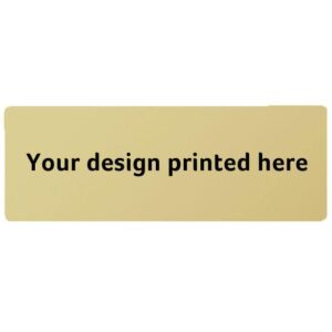 Printed Gold Matt Express Plates - Cornish Custom Creations