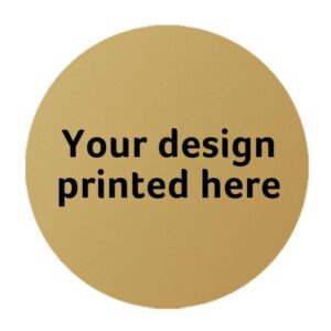 Printed Gold Matt Express Plates - Cornish Custom Creations