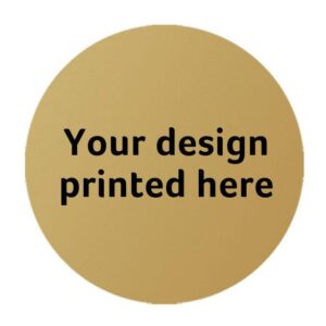 Printed Gold Matt Express Plates - Cornish Custom Creations