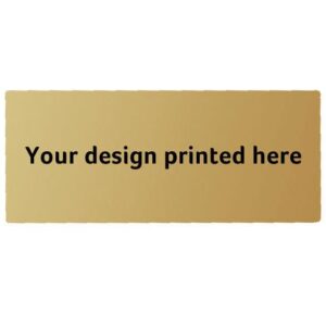 Printed Gold Matt Express Plates - Cornish Custom Creations