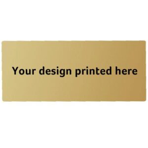 Printed Gold Matt Express Plates - Cornish Custom Creations