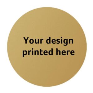 Printed Gold Shiny Express Plates - Cornish Custom Creations