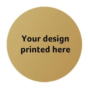 Printed Gold Shiny Express Plates - Cornish Custom Creations