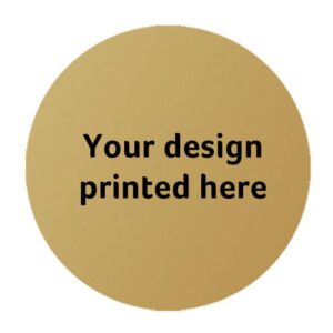 Printed Gold Shiny Express Plates - Cornish Custom Creations