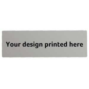 Printed Silver Matt Express Plates - Cornish Custom Creations