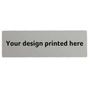 Printed Silver Matt Express Plates - Cornish Custom Creations