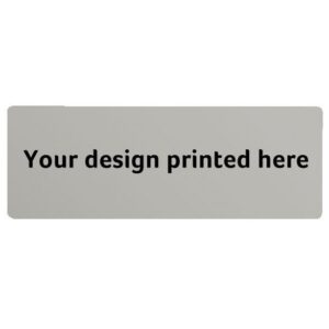 Printed Silver Matt Express Plates - Cornish Custom Creations