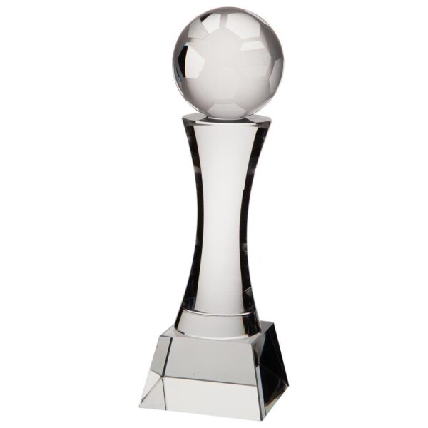 Quantum Football Crystal Award - Cornish Custom Creations