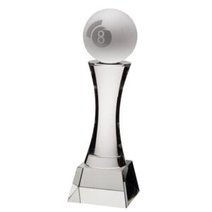 Quantum Pool Crystal Award - Cornish Custom Creations