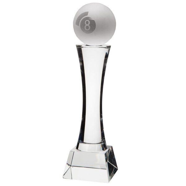 Quantum Pool Crystal Award - Cornish Custom Creations