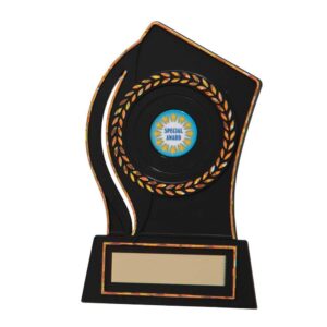 Quest Black Plastic Plaque Award - Engrave Express