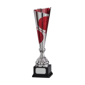 Quest Laser Cut Silver & Red Cup - Cornish Custom Creations