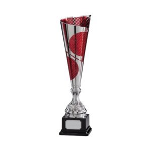 Quest Laser Cut Silver & Red Cup - Cornish Custom Creations