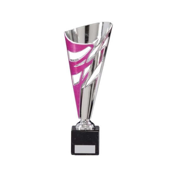 Razor Pink & Silver Cup - Cornish Custom Creations