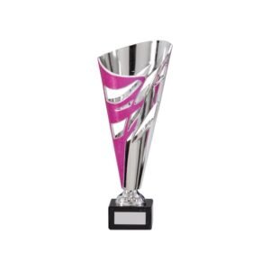 Razor Pink & Silver Cup - Cornish Custom Creations