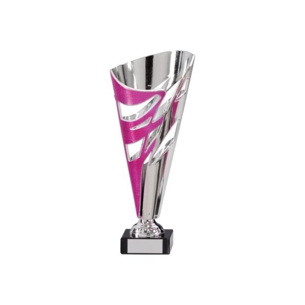 Razor Pink & Silver Cup - Cornish Custom Creations