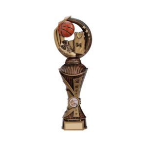 Renegade Basketball Heavyweight Award Antique Bronze & Gold - Engrave Express