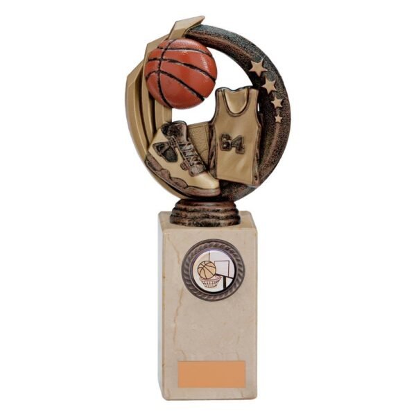 Renegade Basketball Legend Award Antique Bronze & Gold - Engrave Express