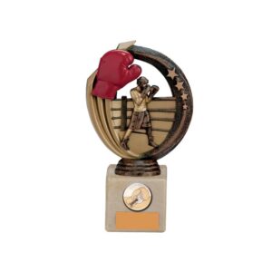 Renegade Boxing Legend Award Antique Bronze & Gold - Cornish Custom Creations