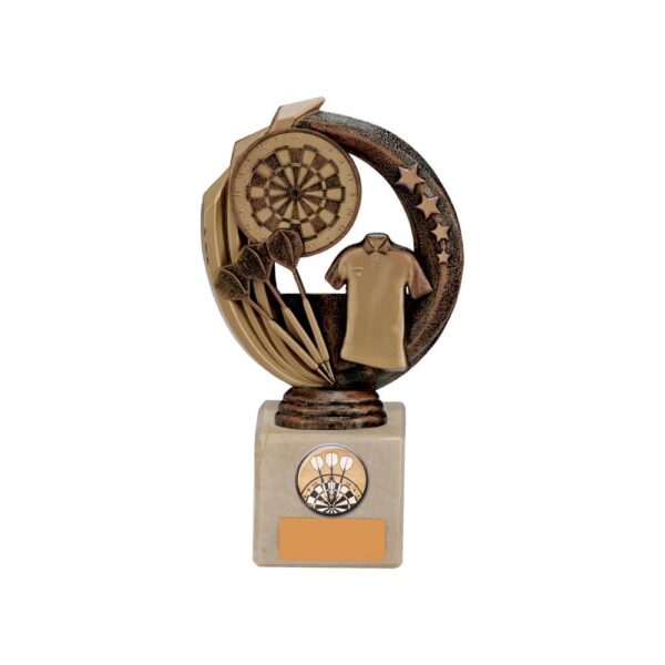 Renegade Darts Legend Award Antique Bronze & Gold - Cornish Custom Creations