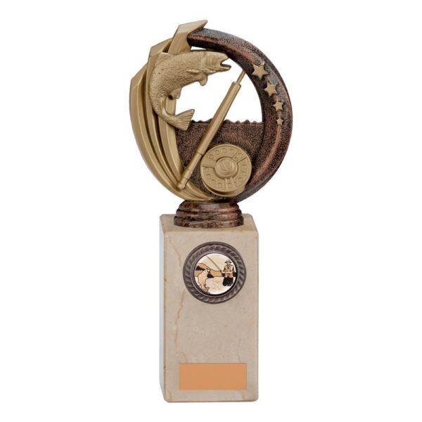 Renegade Fishing Legend Award Antique Bronze & Gold - Cornish Custom Creations