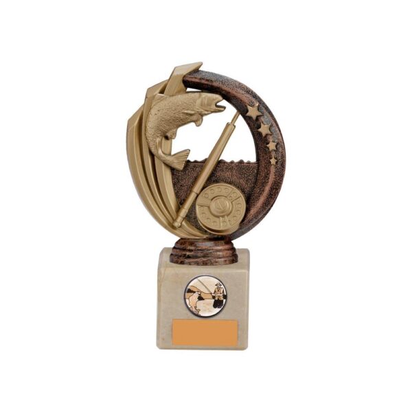 Renegade Fishing Legend Award Antique Bronze & Gold - Cornish Custom Creations