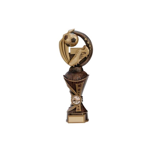 Renegade Football Heavyweight Award Antique Bronze & Gold - Cornish Custom Creations