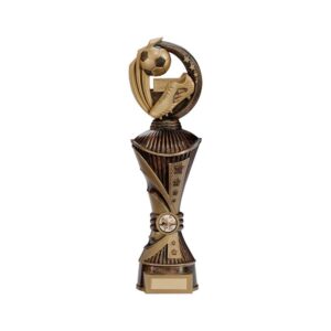 Renegade Football Heavyweight Award Antique Bronze & Gold - Cornish Custom Creations