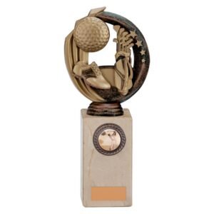 Renegade Golf Legend Award Antique Bronze & Gold - Cornish Custom Creations