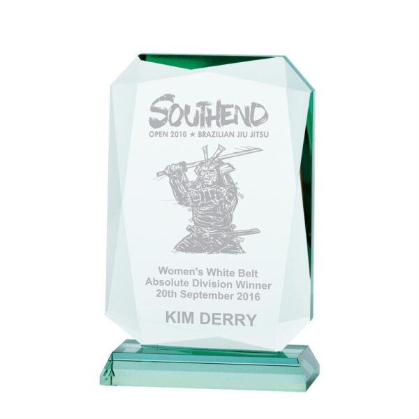 Renegade Jade Glass Award - Cornish Custom Creations