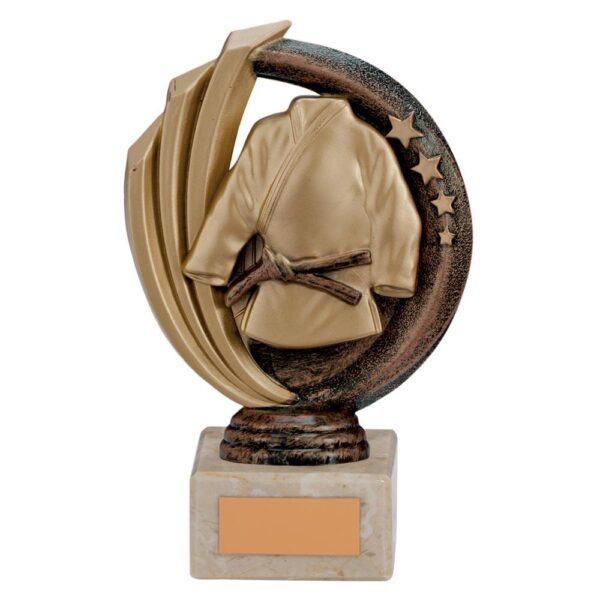Renegade MartialArts Legend Award Antique Bronze & Gold - Engrave Express