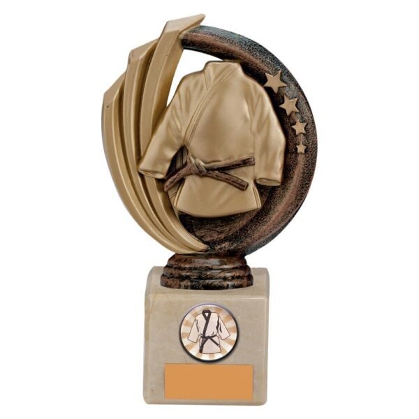 Renegade MartialArts Legend Award Antique Bronze & Gold - Engrave Express