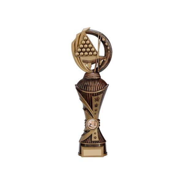 Renegade Snooker Heavyweight Award Antique Bronze & Gold - Cornish Custom Creations