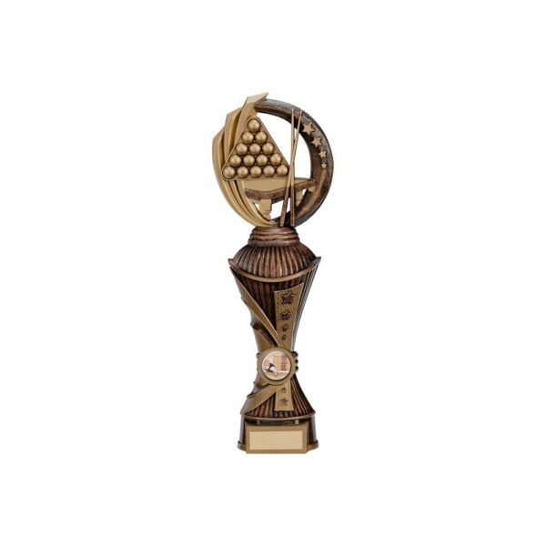 Renegade Snooker Heavyweight Award Antique Bronze & Gold - Cornish Custom Creations