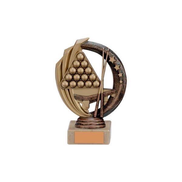Renegade Snooker Legend Award Antique Bronze & Gold - Cornish Custom Creations