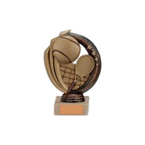 Renegade Tennis Legend Award Antique Bronze & Gold - Engrave Express