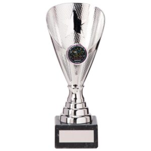 Rising Stars Premium Plastic Trophy Silver - Cornish Custom Creations