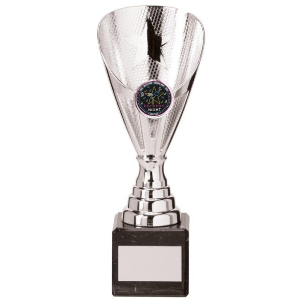 Rising Stars Premium Plastic Trophy Silver - Cornish Custom Creations