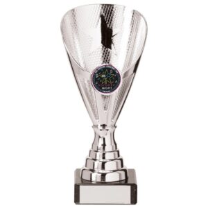 Rising Stars Premium Plastic Trophy Silver - Cornish Custom Creations