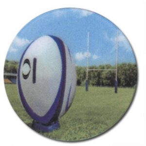 Rugby Ball & Sky 25mm - Cornish Custom Creations