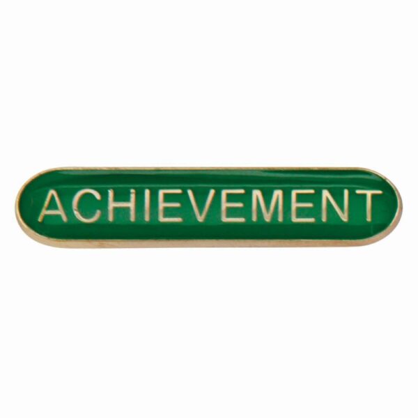 Scholar Bar Badge Achievement Green - Cornish Custom Creations