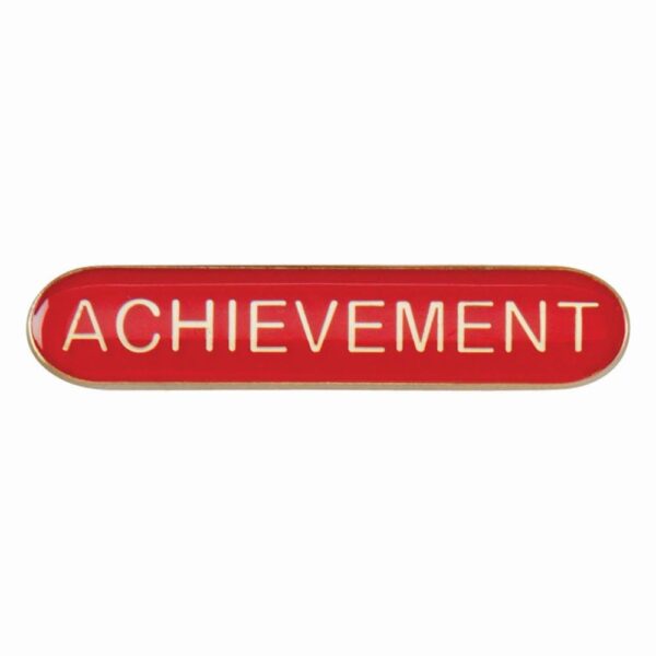 Scholar Bar Badge Achievement Red - Cornish Custom Creations