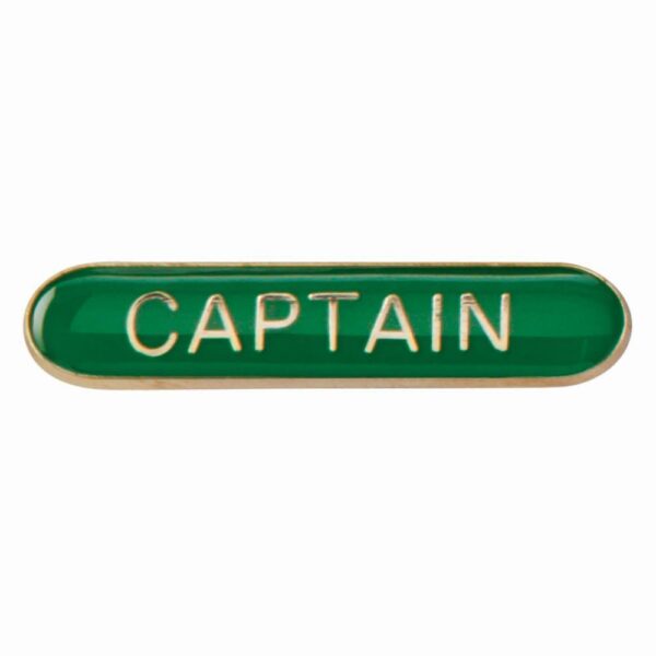 Scholar Bar Badge Captain Green - Cornish Custom Creations