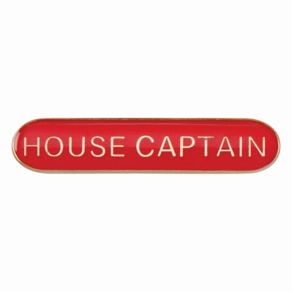 Scholar Bar Badge House Captain Red - Cornish Custom Creations