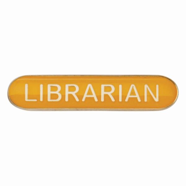 Scholar Bar Badge Librarian Yellow - Cornish Custom Creations