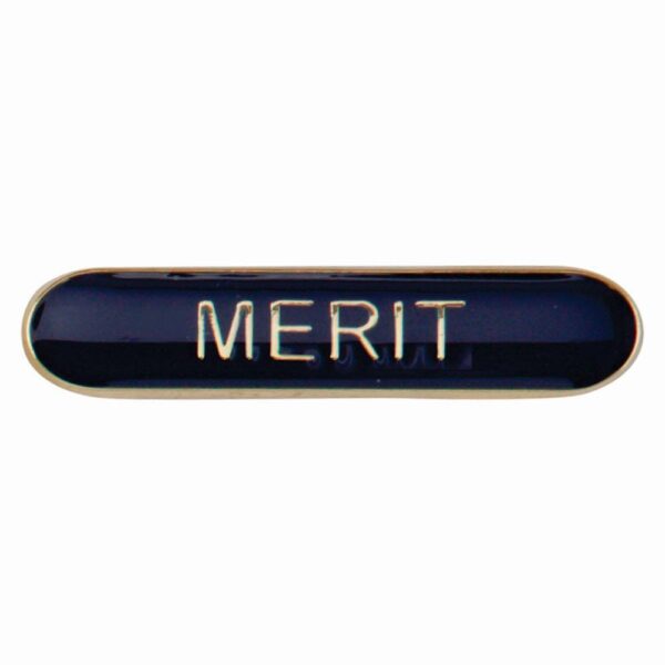 Scholar Bar Badge Merit Blue - Cornish Custom Creations